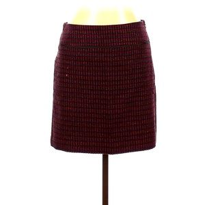 LOFT Outlet multi-color wool skirt